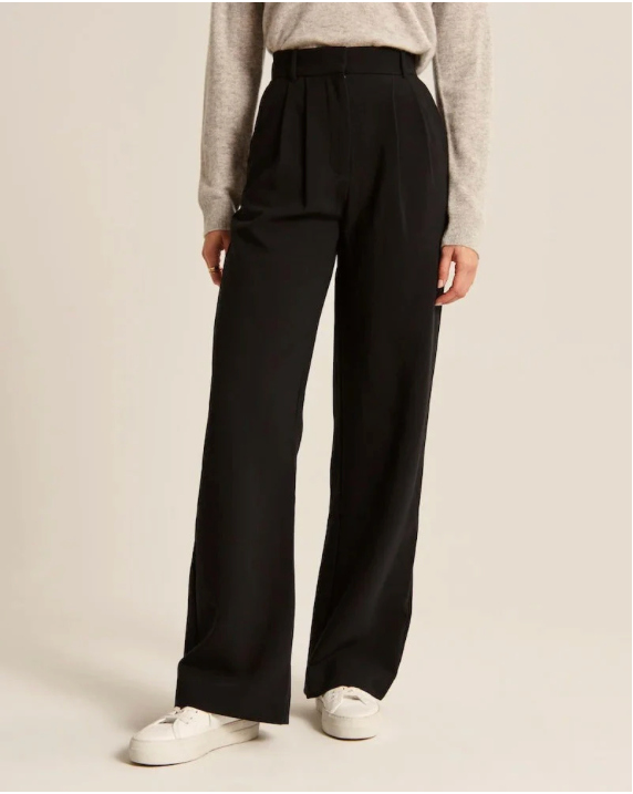 Hannah Wide-Leg Tailored Trousers