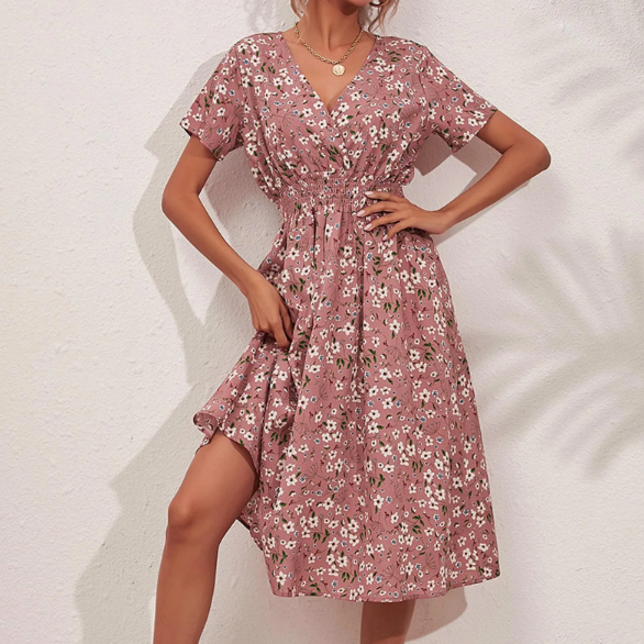 Luisa Floral Print Dress