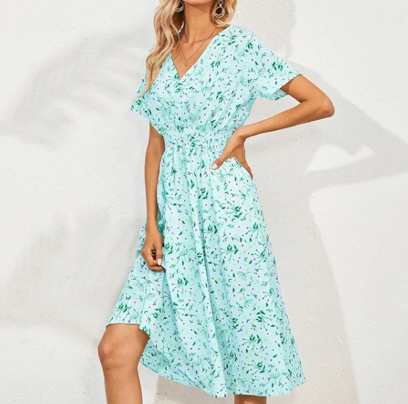 Luisa Floral Print Dress