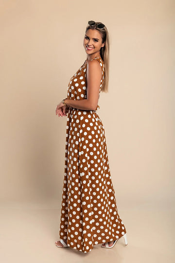 Emilia Polka Dot Maxi Dress